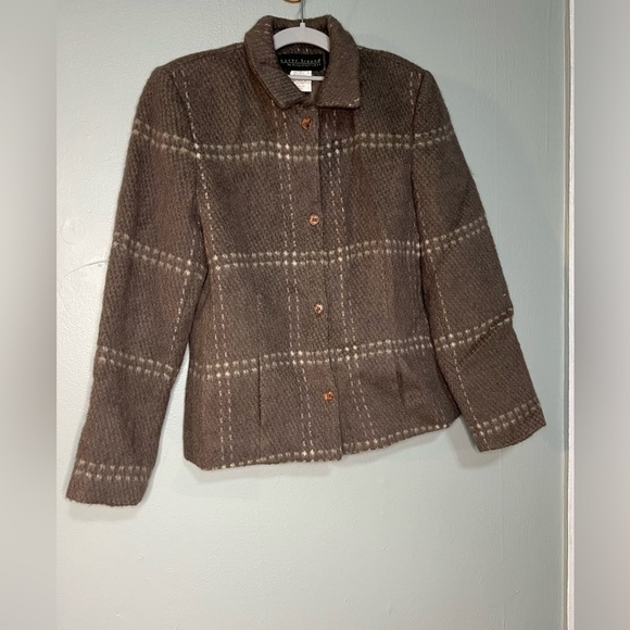 Harve Benard by Benard Holtzman wool plaid blazer jacket - Picture 1 of 4